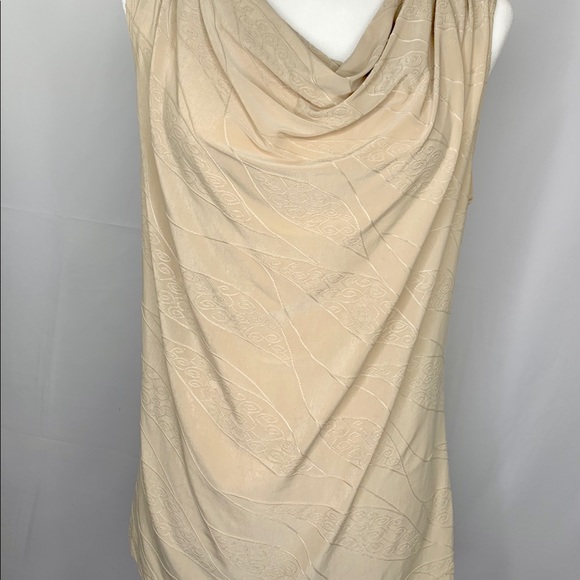 Roz & Ali Tan Blouse Medium - Picture 2 of 6